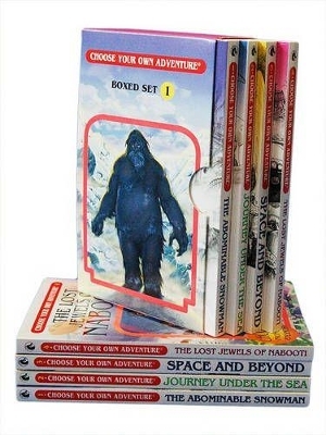 Choose Your Own Adventure 4-Book Boxed Set #1: Origin Four (The Abominable Snowman, Journey Under The Sea, Space And Beyond, The Lost Jewels of Nabooti) - R. A. Montgomery