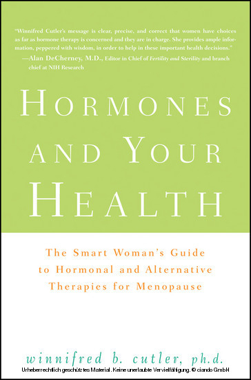 Hormones and Your Health -  Winnifred Cutler