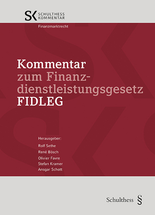 Kommentar zum Finanzdienstleistungsgesetz FIDLEG