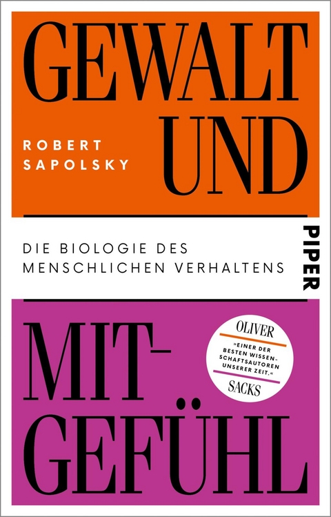 Gewalt und Mitgef&uuml;hl - Robert Sapolsky