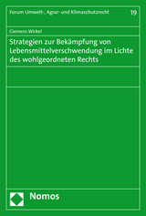 Strategien zur Bek&auml;mpfung von Lebensmittelverschwendung im Lichte des wohlgeordneten Rechts - Clemens Wirbel