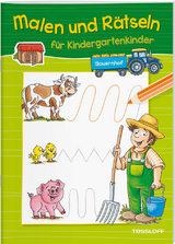 Malen und R&auml;tseln f&uuml;r Kindergartenkinder. Bauernhof