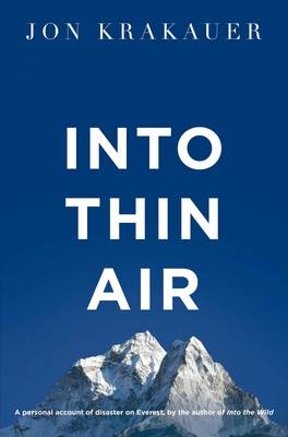 Into Thin Air -  Jon Krakauer