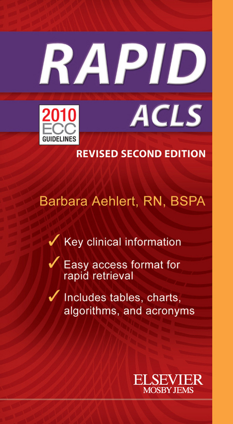 RAPID ACLS - Revised Reprint -  Barbara J Aehlert