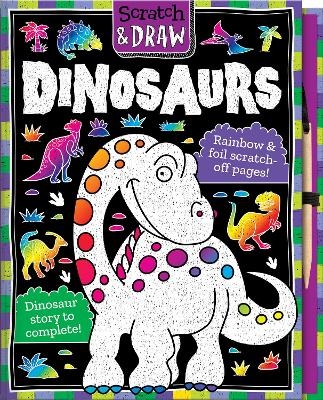 Scratch & Draw Dinosaurs - Scratch Art Activity Book - Nat Lambert