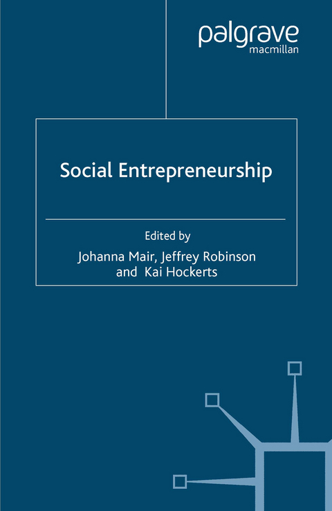 Social Entrepreneurship - Johanna Mair