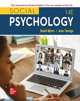 Social Psychology ISE - David Myers, Jean Twenge