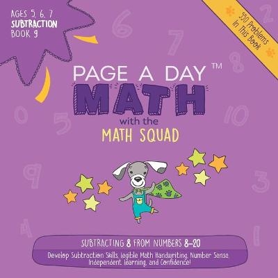 Page A Day Math Subtraction Book 9 - Janice Auerbach