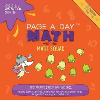 Page A Day Math Subtraction Book 10