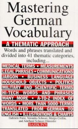 Mastering German Vocabulary -  Bruce Donaldson