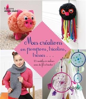 MES CREATIONS EN POMPONS TRICOTINS TRESS