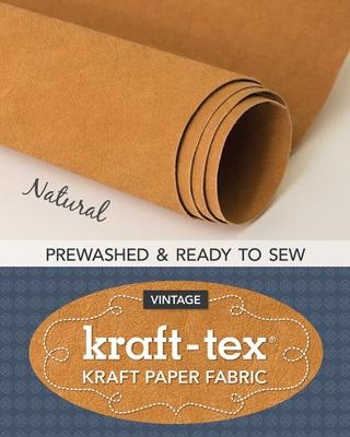 kraft-tex (R) Vintage Roll, Natural Prewashed