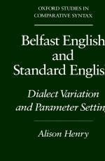 Belfast English and Standard English -  Alison Henry