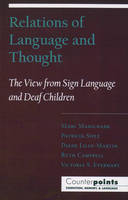 Relations of Language and Thought
