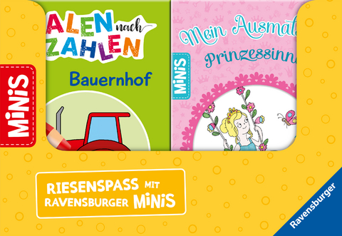 Verkaufs-Kassette "Ravensburger Minis 9 - Mein bunter Ausmalspa&szlig;"