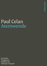 Werke. T&uuml;binger Ausgabe - Paul Celan