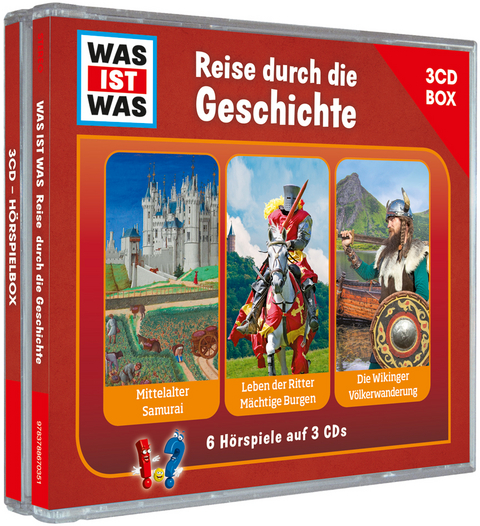 WAS IST WAS 3-CD H&ouml;rspielbox. Reise durch die Geschichte