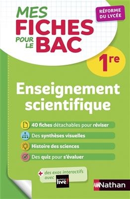 Enseignement scientifique 1re : r&eacute;forme du lyc&eacute;e