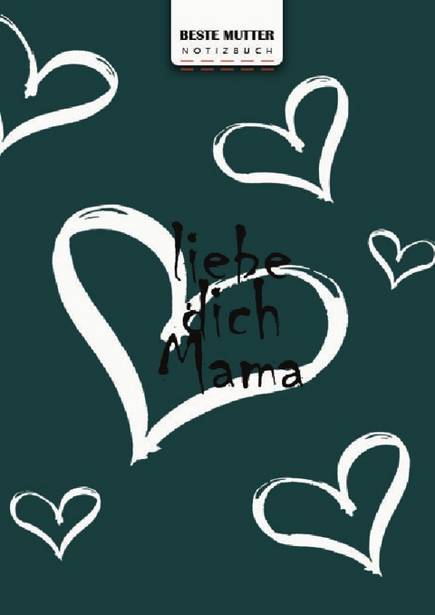Gl&uuml;cklicher Muttertag, beste Mutter Schreiben Sie in Notizbuch, 180 Seiten, breite gepunktete gepunktete Linien, Ringbindung (Buch 5) - Bespoke Books
