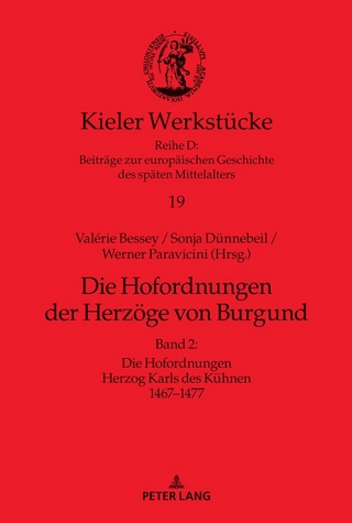 Die Hofordnungen der Herzöge von Burgund