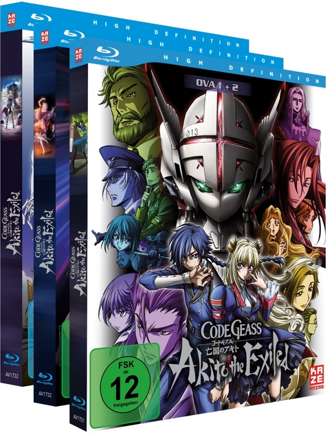 Code Geass - OVAs 1-5 - Bundle (3 Blu-rays) - Kazuki Akane