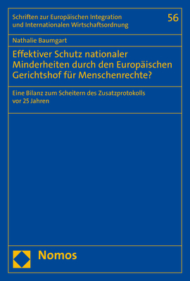 Effektiver Schutz nationaler Minderheiten durch den Europäischen Gerichtshof für Menschenrechte? - Nathalie Baumgart