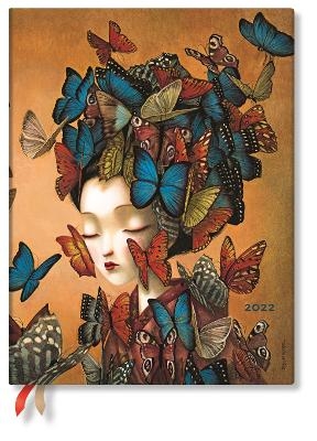 2022 Madame Butterfly, Ultra (Wk at a Time-Vertical) Flexi Diary