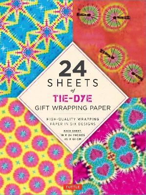 Tie-Dye Gift Wrapping Paper - 24 sheets