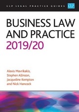 Business Law and Practice 2019/2020 - MAVRIKAKIS; Watson; Hancock; Morris