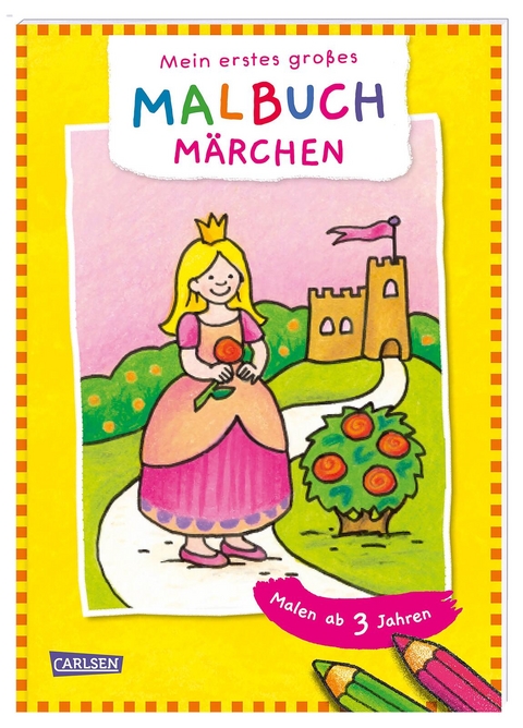 Ausmalbilder f&uuml;r Kita-Kinder: Mein erstes gro&szlig;es Malbuch: M&auml;rchen: Malen ab 3 Jahren - Eva Muszynski