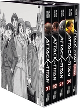 Attack on Titan, B&auml;nde 31-34 im Sammelschuber mit Extra - Hajime Isayama