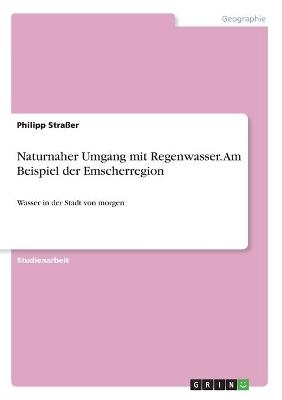 Naturnaher Umgang mit Regenwasser. Am Beispiel der Emscherregion - Philipp Stra&Atilde;er