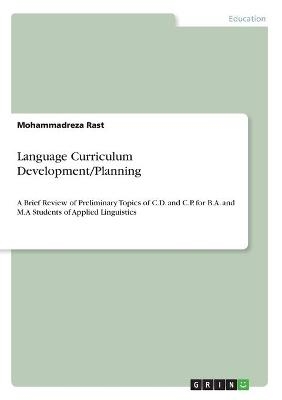Language Curriculum Development/Planning - Mohammadreza Rast
