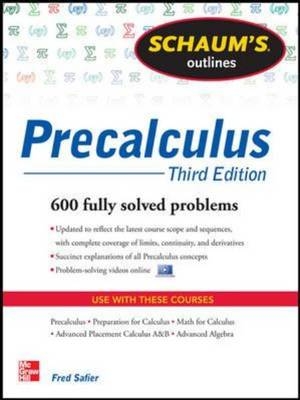 Schaum's Outline of Precalculus, 3rd Edition -  Fred Safier