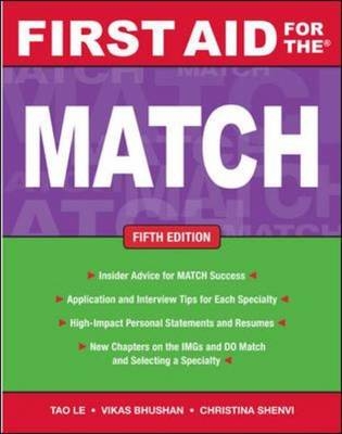 First Aid for the Match, Fifth Edition