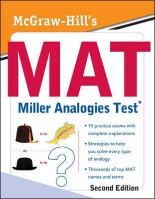 McGraw-Hill's MAT Miller Analogies Test, Second Edition -  Kathy A. Zahler