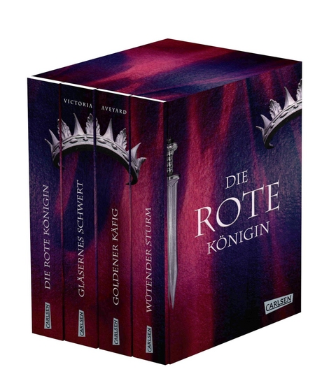 Die Rote K&ouml;nigin: Alle vier B&auml;nde im Taschenbuch-Schuber - Victoria Aveyard