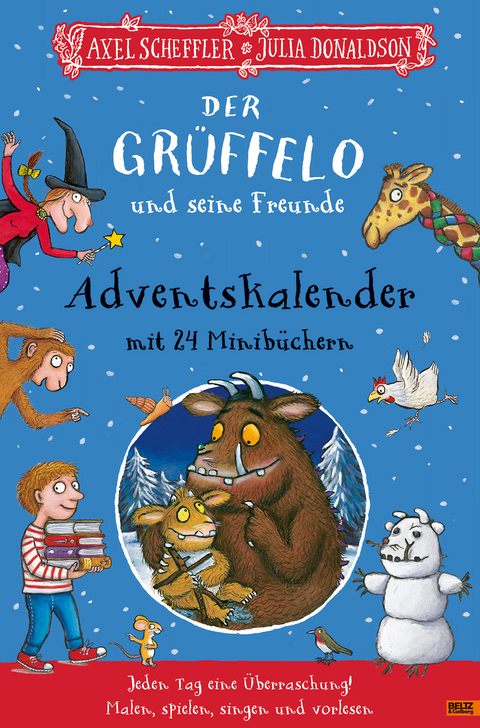 Der Gr&uuml;ffelo und seine Freunde. Adventskalender mit 24 Minib&uuml;chern - Axel Scheffler, Julia Donaldson