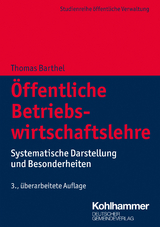 &Ouml;ffentliche Betriebswirtschaftslehre - Thomas Barthel, Christina Barthel
