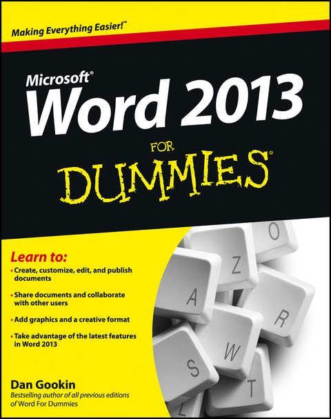 Word 2013 For Dummies - Dan Gookin