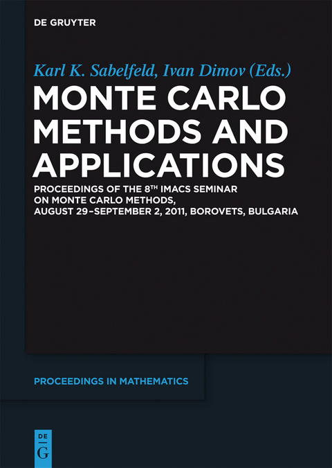 Monte Carlo Methods and Applications - 