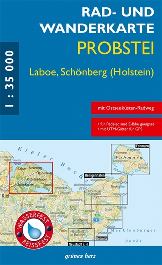 Rad- und Wanderkarte Probstei, Laboe, Schönberg (Holstein)