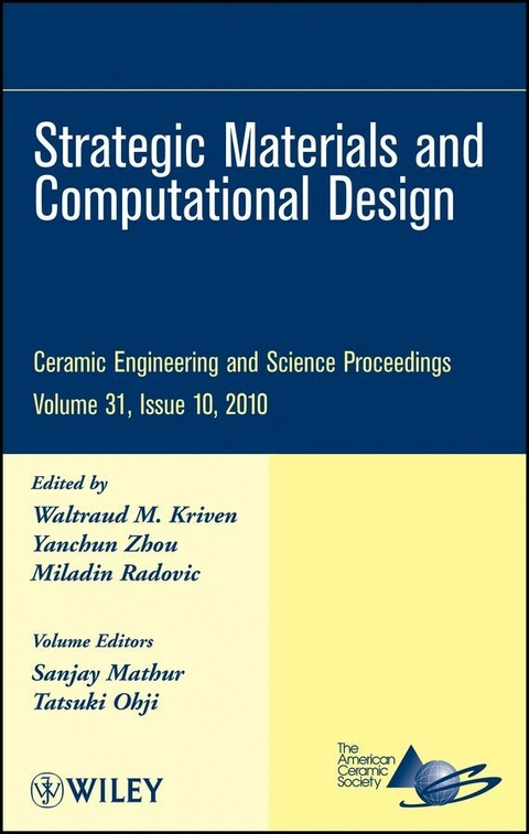 Strategic Materials and Computational Design, Volume 31, Issue 10 - 