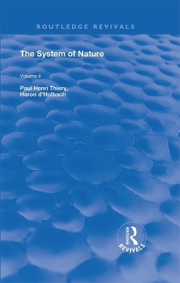 The System of Nature - Paul Henri Thiery