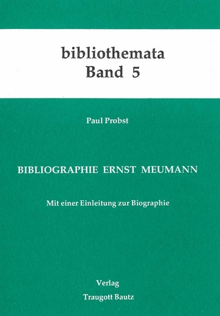 Bibliographie Ernst Meumann