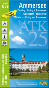 ATK25-O09 Ammersee (Amtliche Topographische Karte 1:25000) - 