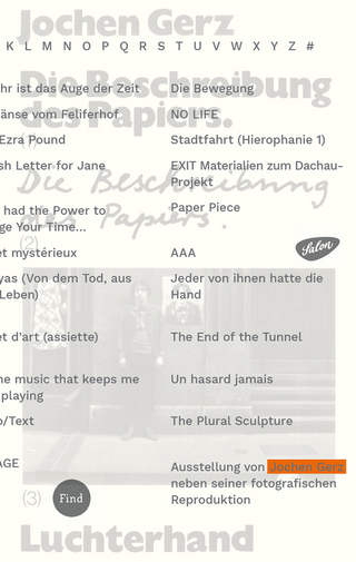 Die Beschreibung des Papiers