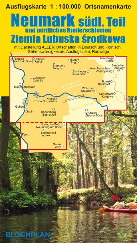 Landkarte Neumark - s&uuml;dlicher Teil - Dirk Bloch