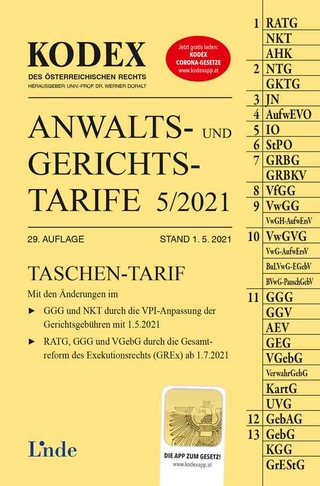 KODEX Anwalts- und Gerichtstarife 5/2021
