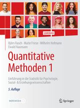 Quantitative Methoden 1 - Björn Rasch, Malte Friese, Wilhelm Hofmann, Ewald Naumann
